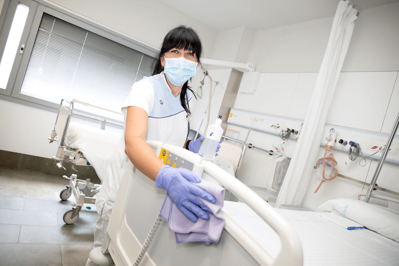 ISS_ Spain_Hospital cleaning